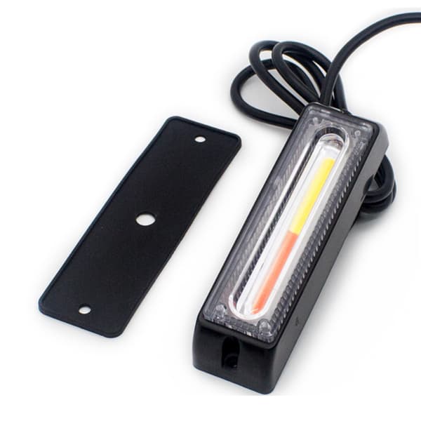LED varoitusvalo COB ajoneuvoihin 12-24V, oranssi