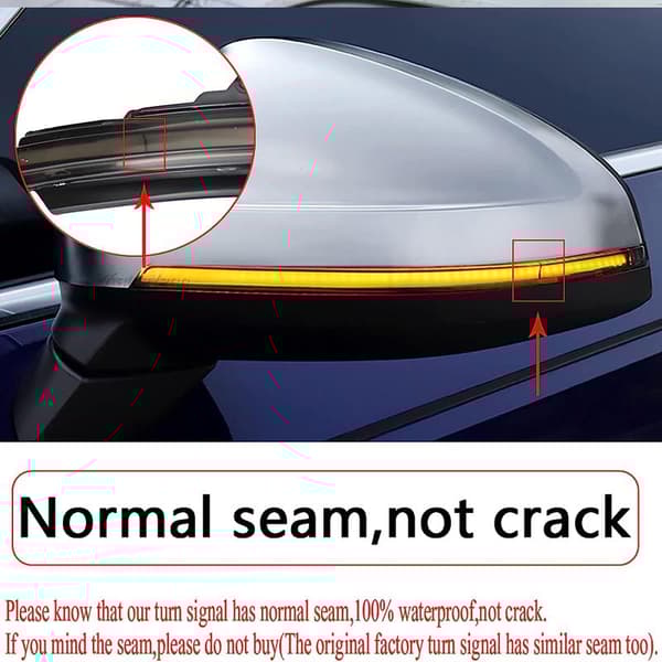 Led dynamisk blinkers VW Golf 7 / 7,5 + Touran Jetta