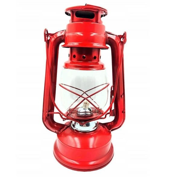 Lykta Oljelampa 24.5 cm RC032 - Röd