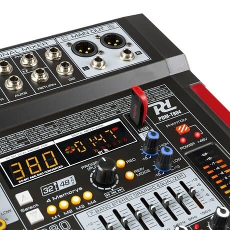 PDM-T804 StageMixer 8-Ch DSP/MP3