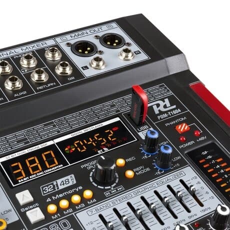 PDM-T1604 Stage Mixer 16ch DSP/MP3