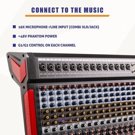 PDM-T1604 Stage Mixer 16ch DSP/MP3