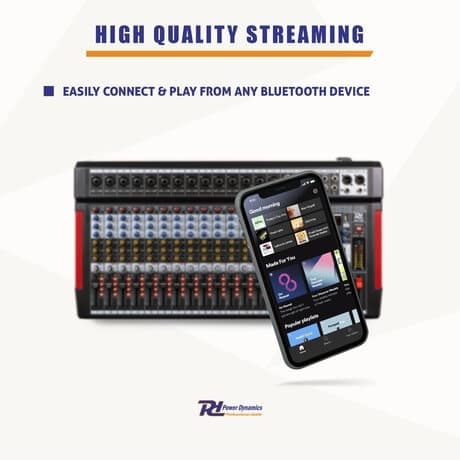 PDM-T1604 Stage Mixer 16ch DSP/MP3