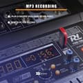 Miniatyrbild 3 av 11: PDM-T604 Stage mixer 6-ch DSP/MP3