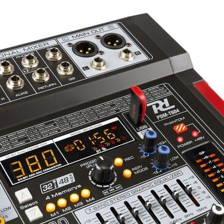 PDM-T604 Stage mixer 6-ch DSP/MP3