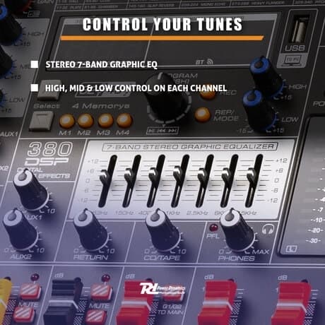 PDM-T1204 Stage Mixer 12ch DSP/MP3