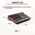Miniatyrbild 11 av 11: PDM-T1204 Stage Mixer 12ch DSP/MP3