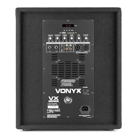 Vonyx komplett ljudsystem med Bluetooth - 2.1 aktiv högtalarset - 800W Peak effekt