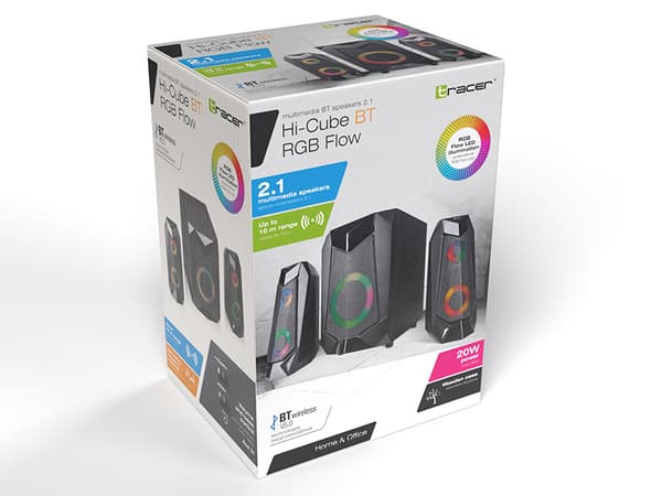 Speakers Tracer 2.1 Hi-Cube RGB Flow BLUETOOTH TRAGLO46497