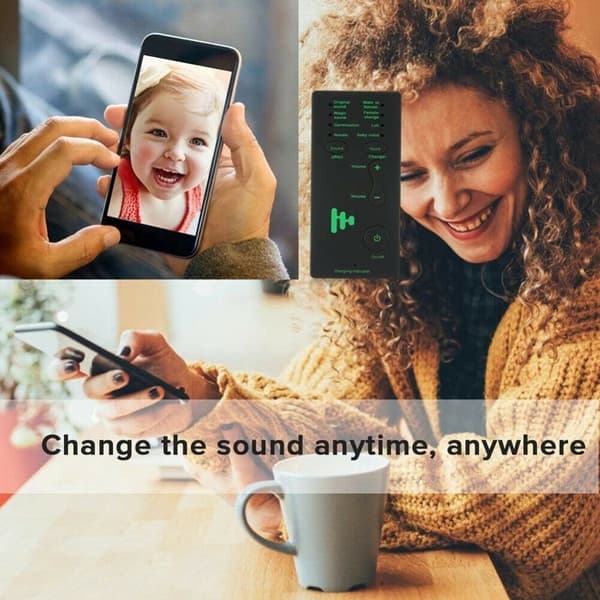 Röstförändrare för Mobiler, Xbox, PS4 - Man till Kvinna mm