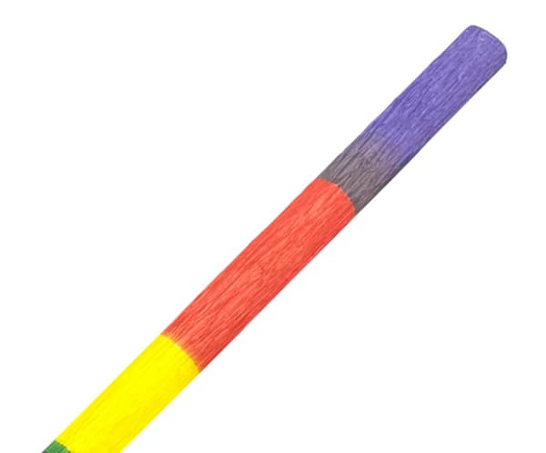 Krøllet silkepapir 50x200 Rainbow Tymos
