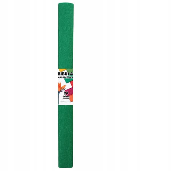 Skolkräppapper mörkgrönt 50 x 200 cm