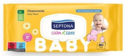 SEPTONA vauvanpyyhkeet kamomillalla 80 kpl