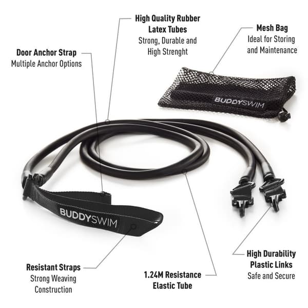 Buddyswim Ersättning Super Stroke Svart X-Heavy