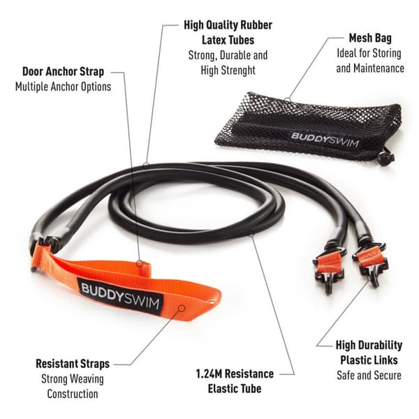 Buddyswim Udskiftning Super Stroke Orange Medium