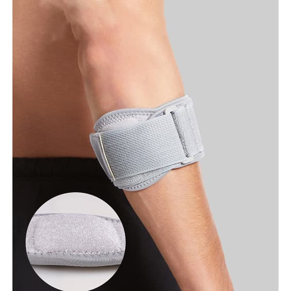 INF Albuebeskyttelse med nylon-velcrolukning Grå