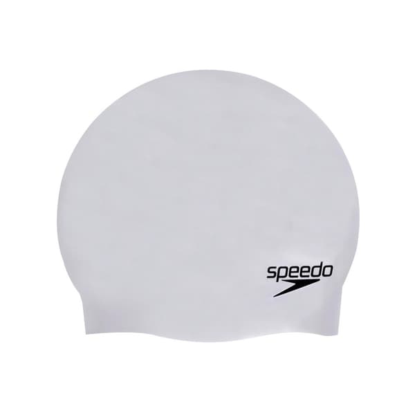 Speedo Unisex Adult 3D Silicone Swim Cap Silver One Size