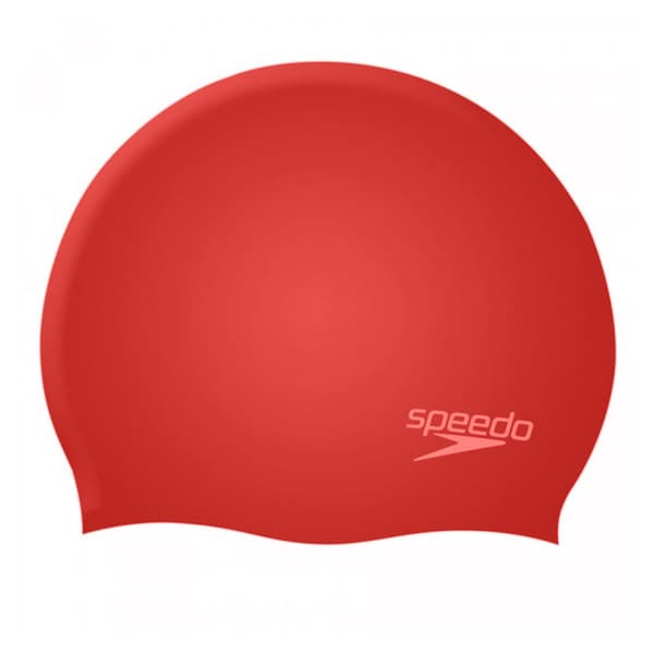 Speedo Childrens/Kids Silicone Swim Cap Red One Size