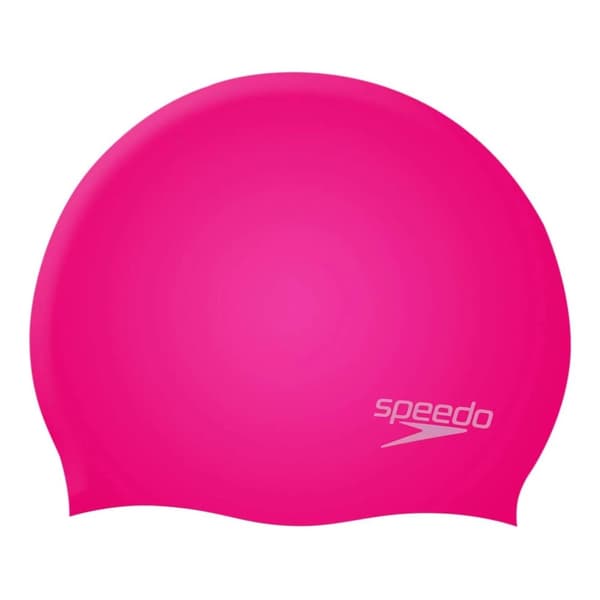 Speedo Childrens/Kids Silicone Moulded Swimming Cap Pink One Size
