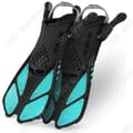 Miniatyrbild 1 av 4: TD® Justerbar Elastisk Snorkling Simning Korta fenor Storlek M Utomhus dykutrustning