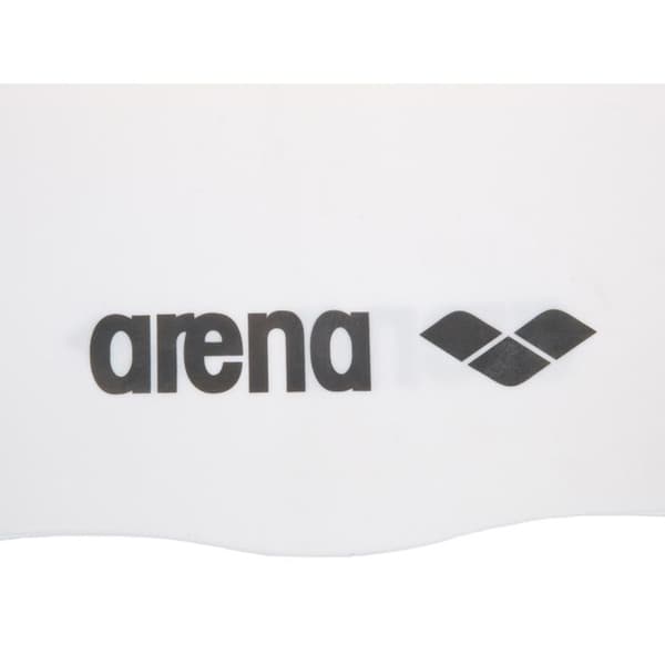Badmössa - ARENA - Klassisk silikon - Vit - Herr - Simning