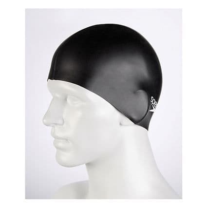 Badmössa - Silikon - Svart - Vuxen - Unisex - Simning