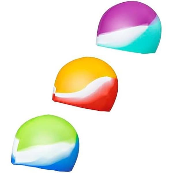 Badmössa - BESTWAY - Lil' Color Wave - Mjuk silikon - Flerfärgad - 20 cm x 18 cm