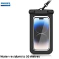 Miniatyrbillede 3 af 5: Philips vandtæt telefoncover - berøringsskærm og fingeraftrykslåsning, universel pasform til svømning og dykning
