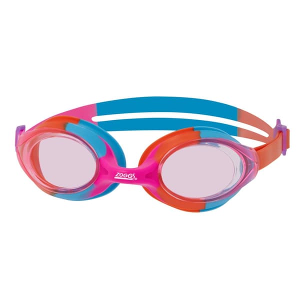 Zoggs Childrens/Kids Bondi Swimming Goggles Pink/Orange/Blue One Size