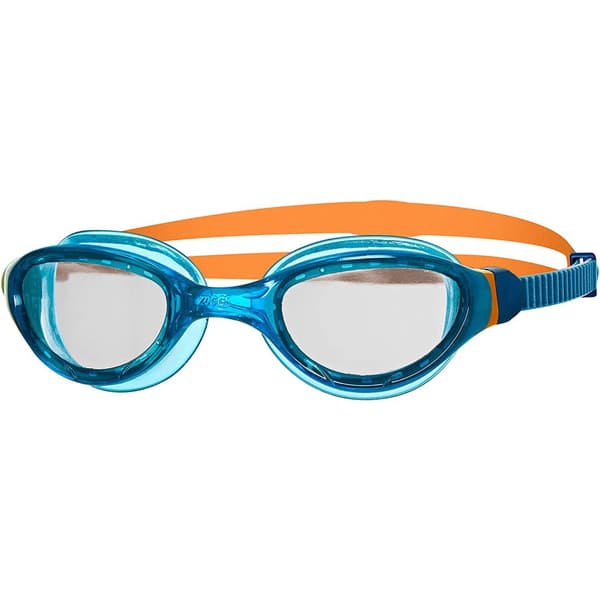 Zoggs Childrens/Kids Phantom 2.0 Swimming Goggles Blue/Orange/Clear One Size