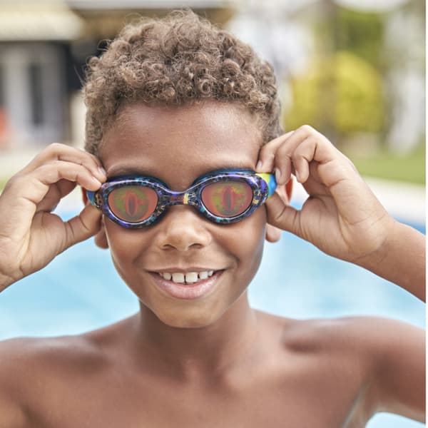 Zoggs Childrens/Kids Sea Demon Holographic Swimming Goggles