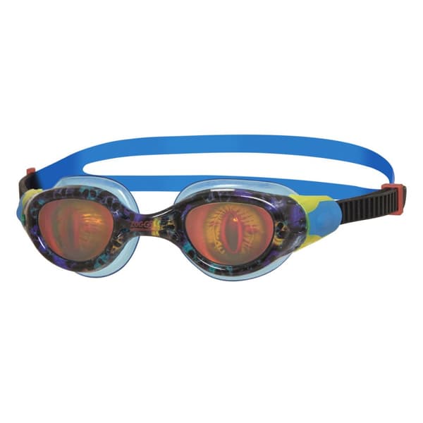 Zoggs Childrens/Kids Sea Demon Holographic Swimming Goggles Blue/Black 6-14 Years