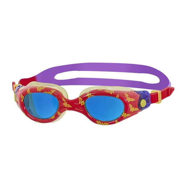 Zoggs Barn/Kids Wonder Woman simglasögon Red/Yellow/Purple 1-6 Years