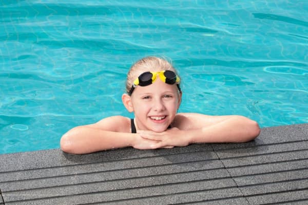 Hydro-Swim Simglasögon''Ocean Crest'' från 7 år, Svart / Gul