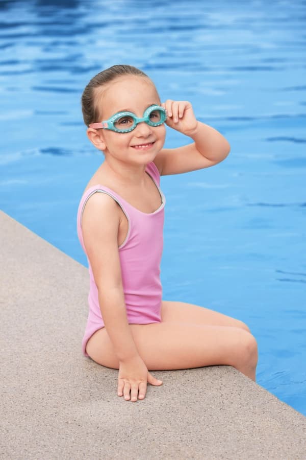 Hydro-Swim Simglasögon ''Sparkle `N Shine'' från 3 år, blå