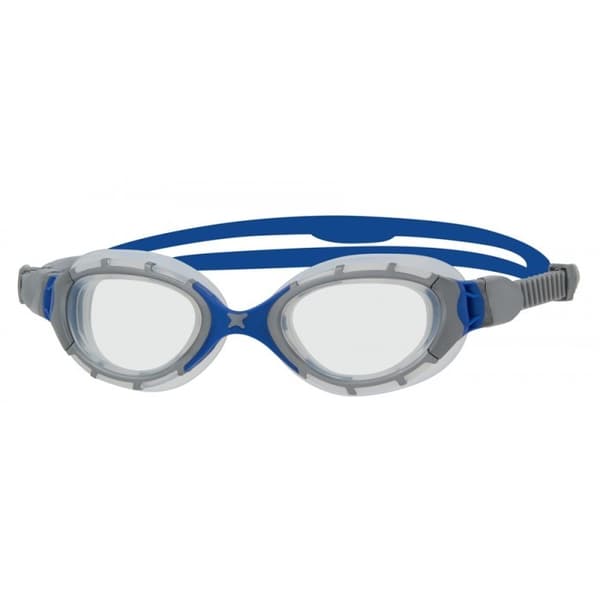 Zoggs Unisex Adult Predator Flex Swimming Goggles Grey/Blue One Size