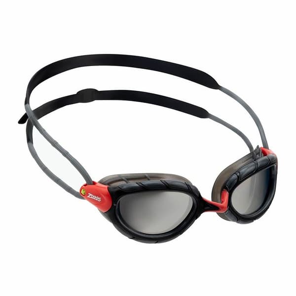 Zoggs Voksenbriller Predator Titanium Sort,Grå,Rosa Small