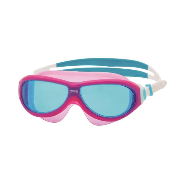 Zoggs Childrens/Kids Phantom 2024 Swimming Goggles Pink/White One Size