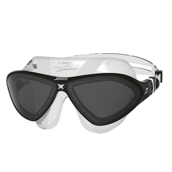 Zoggs Unisex Adult Mask SNR Horizon Flex Swimming Goggles Black/Clear One Size