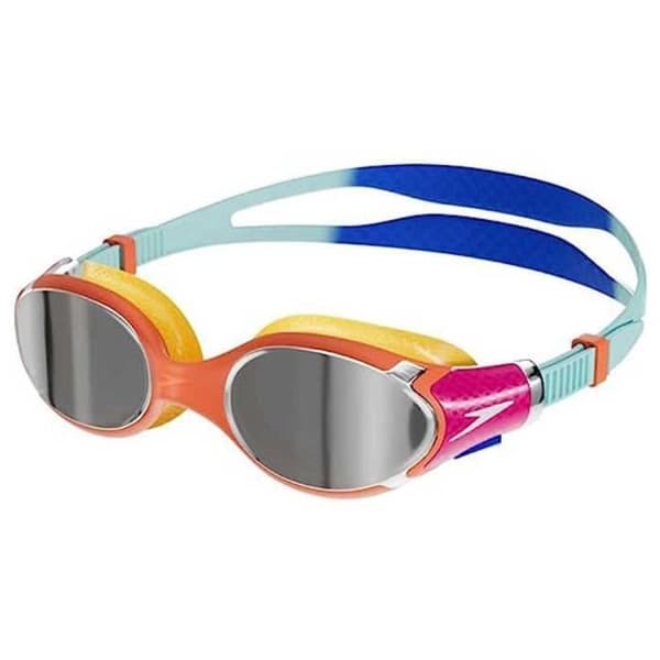 Speedo Biofuse 2.0 Junior - Spegel simglasögon Orange-Blå One Size