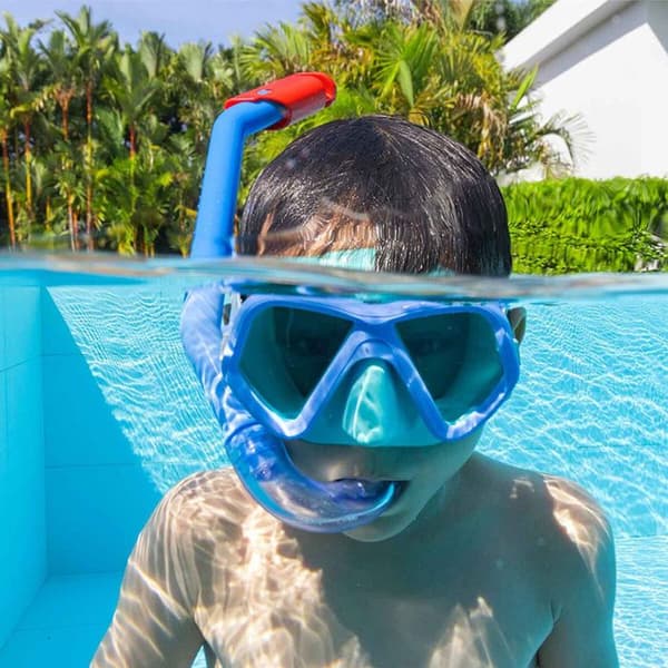 Bestway barnmask och tubset Anatomiskt band i olika färger +3 år Strand och pool 24023