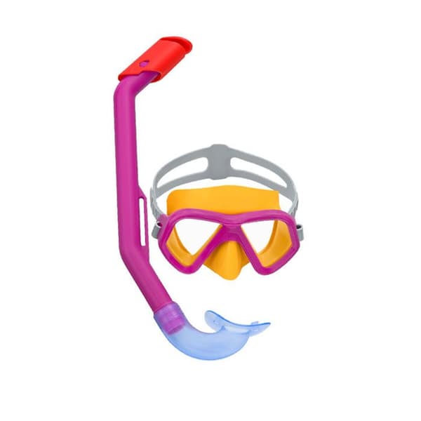 Bestway barnmask och tubset Anatomiskt band i olika färger +3 år Strand och pool 24023