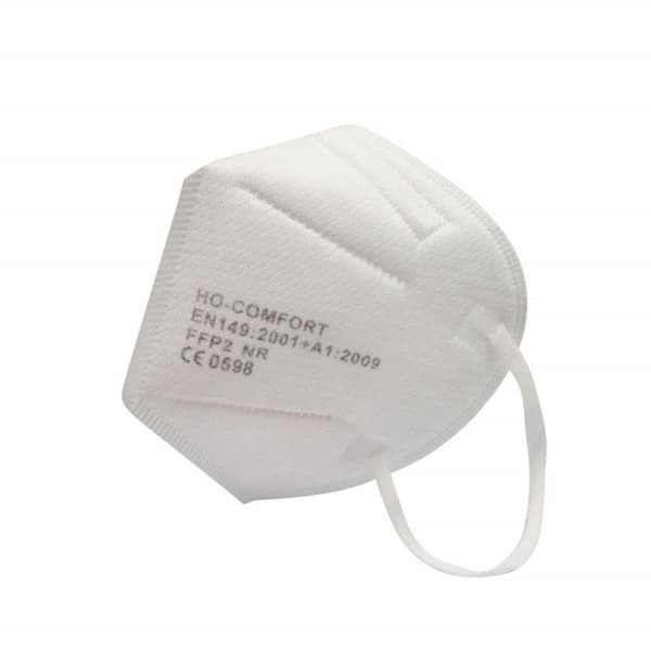 Pack med 25 FFP2NR-masker certifierade enligt standard EN149:2001+A1:2009
