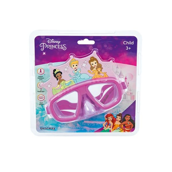 Bestway barnmask silikonrem prinsessor +3 år pool och strand 09116