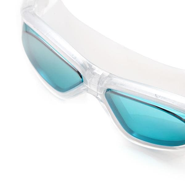 NQG280MAF WHITE JUNIOR GOGGLES/HALVMASK NILS AQUA
