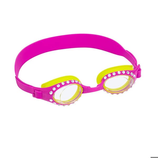 Bestway Simglasögon för barn Silikonband i olika färger Anti-dimma +3 år Strand och pool 21110