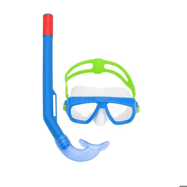 Bestway barnmask och tubset Anatomiskt pannband i olika färger +3 år Strand och pool 24018