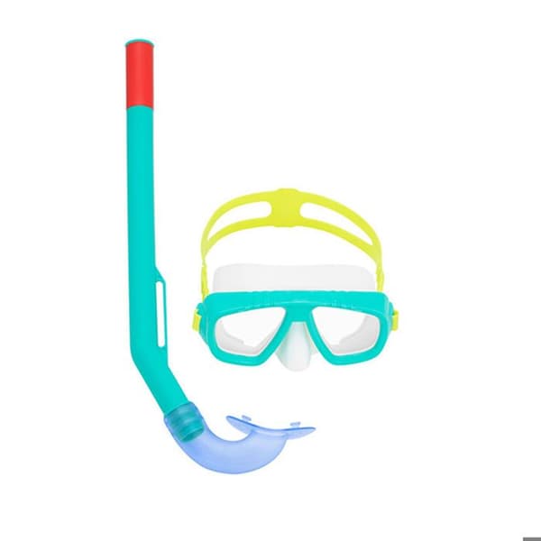Bestway barnmask och tubset Anatomiskt pannband i olika färger +3 år Strand och pool 24018
