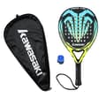 Miniatyrbild 1 av 2: Padeltennisracket, kolfiberansikte, mjuk EVA-stoppning,X700Blå