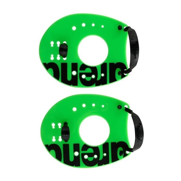 Palmes de Main - ARENA - Elite Hand Paddle 2 - Acid Lime/Noir - XS